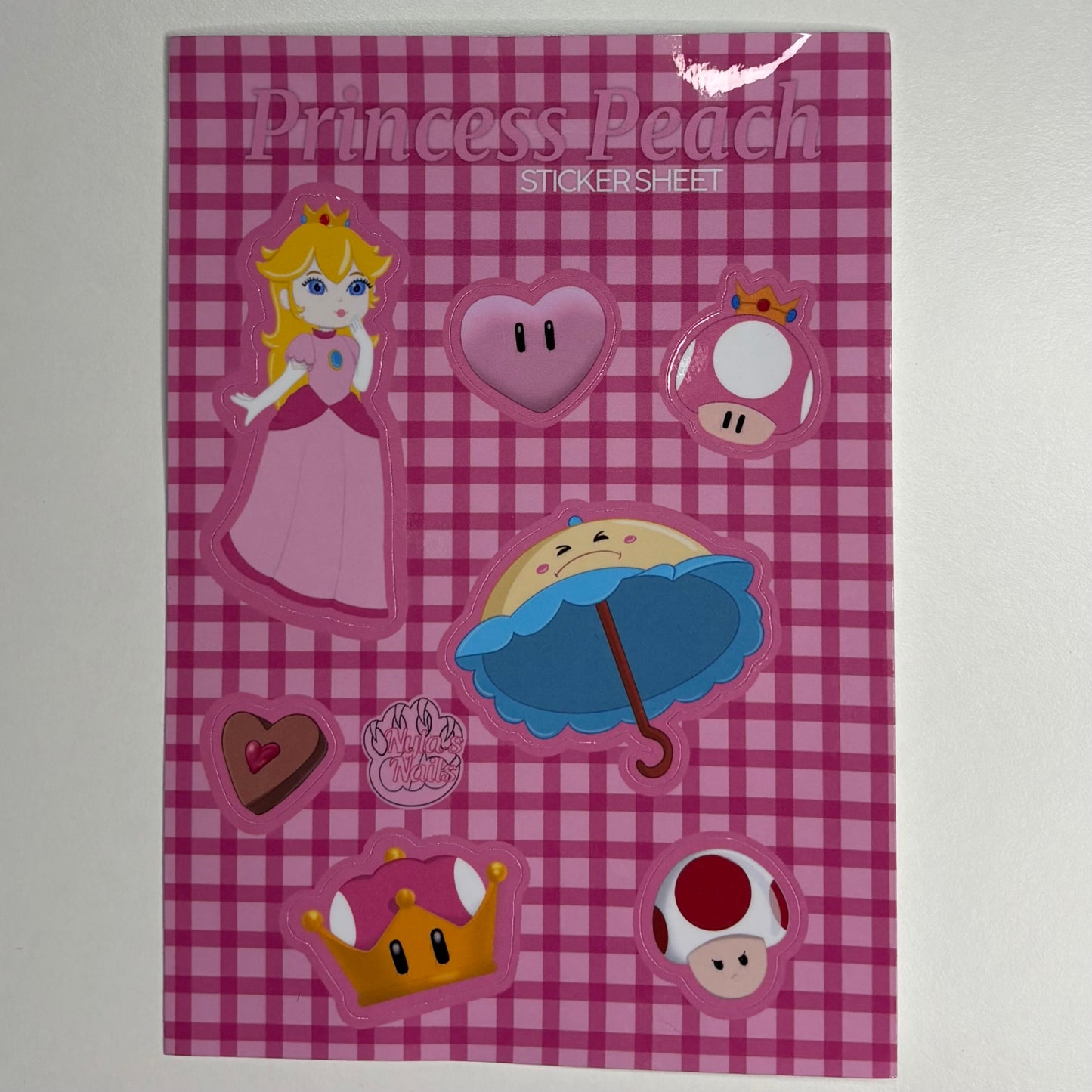Peach Sticker Sheet