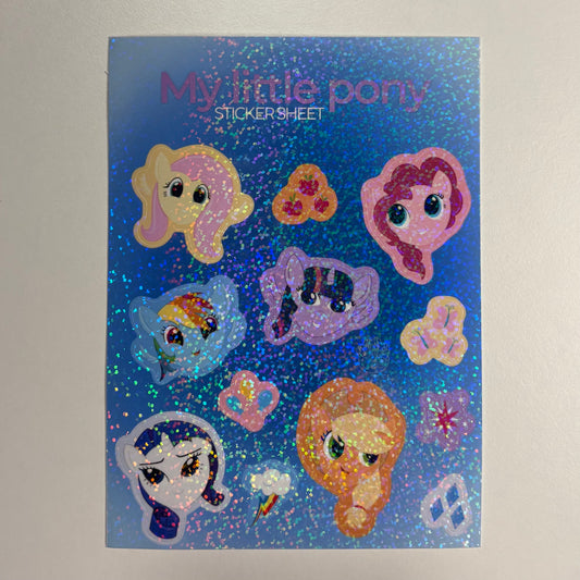 Ponies Sticker Sheet