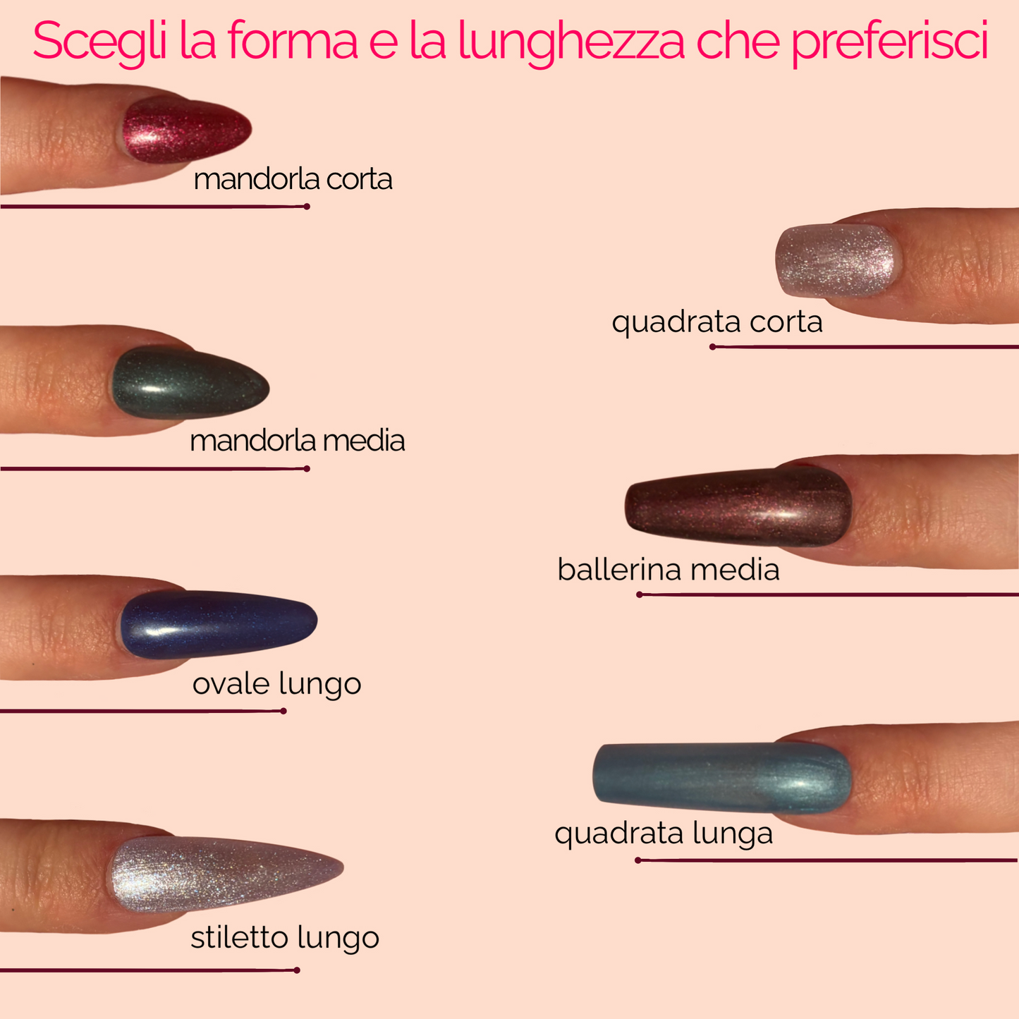 Set di unghie personalizzato