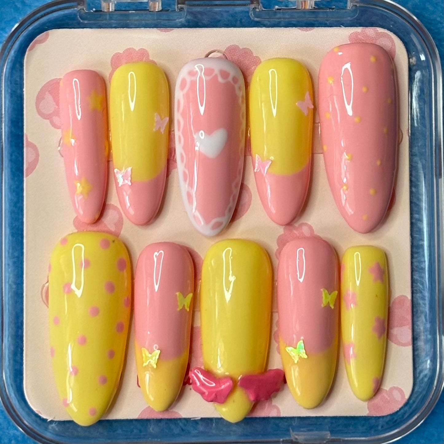 Butterfly Pony Nails