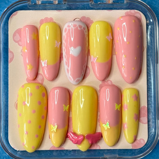 Butterfly Pony Nails