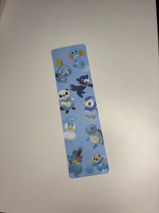 Segnalibro Pokemon acqua