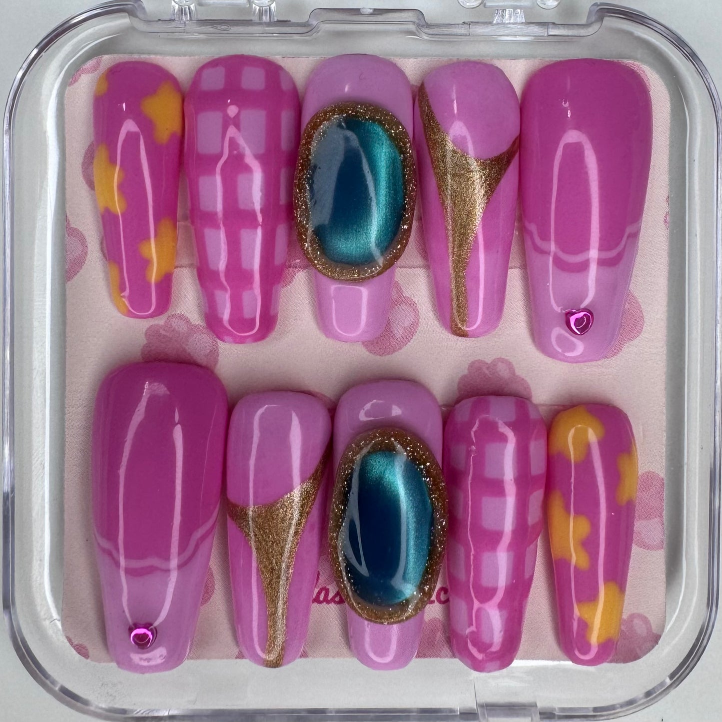 Pink Princess Nails