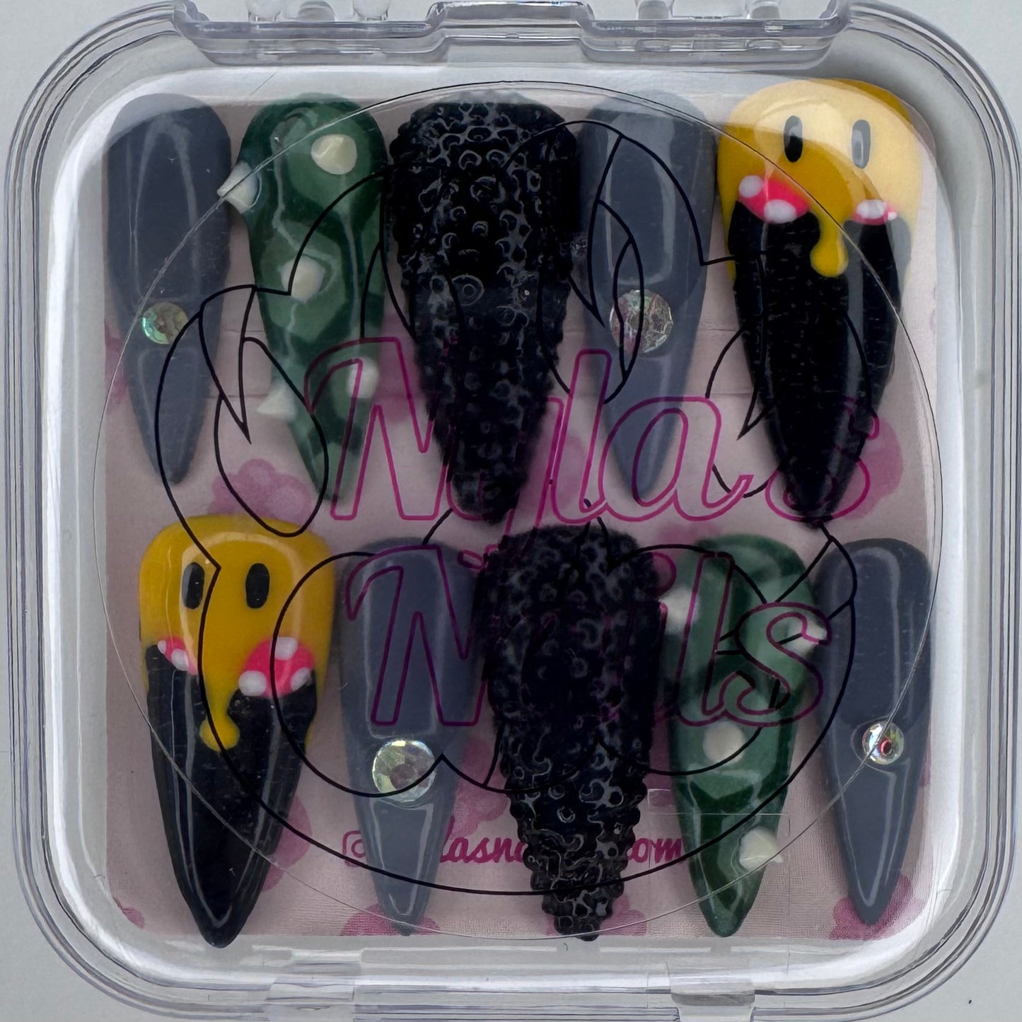 Spiked Villain Princess Nails